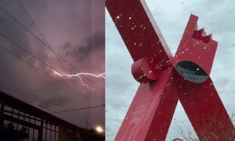 Ciudad Juárez registra chubascos aislados y tormentas eléctricas