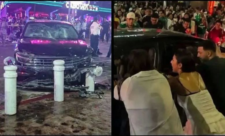Revelan nuevo video del atropellamiento masivo durante festejos por triunfo de México en Los Cabos