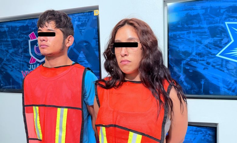 Detienen a pareja con cristal; los investigan por doble homicidio