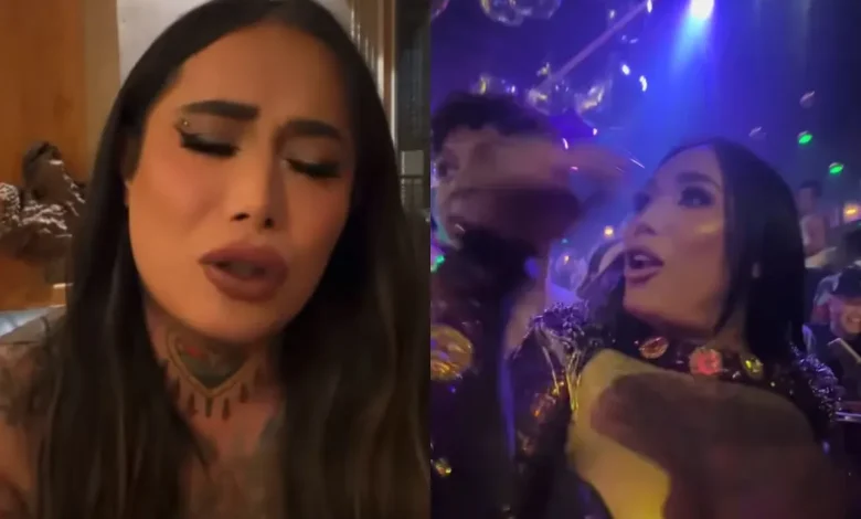 La influencer aseguró que una asistente la jaló del cabello y posteriormente la amenazó al término de su presentación durante las celebraciones del Pride.