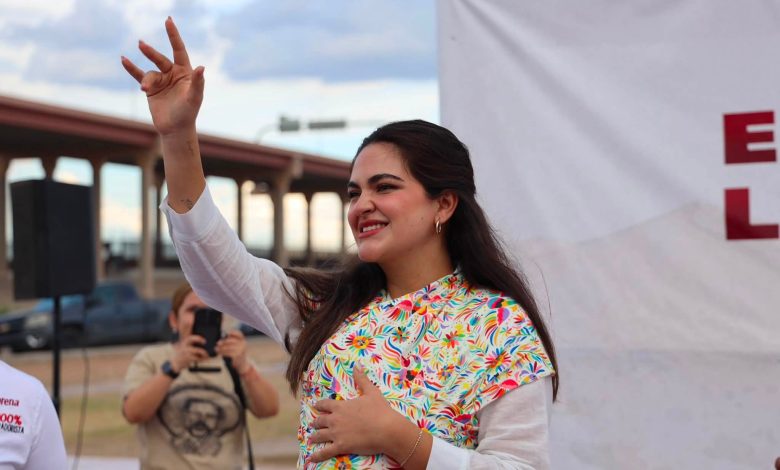 La senadora retomó sus actividades públicas tras convertirse en madre, encabezando un evento junto a vecinos de la colonia Carlos Chavira Becerra.