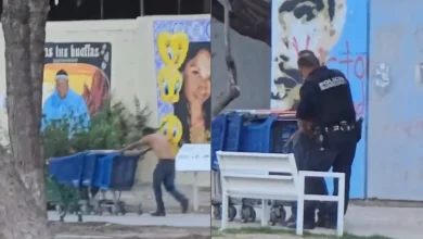 La grabación se viralizó en TikTok; hasta ahora no existe información oficial sobre el motivo de la intervención ni la situación jurídica del hombre.