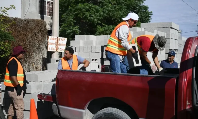 Ya hay material de construcción gratis en Municipio; así puedes pedirlo