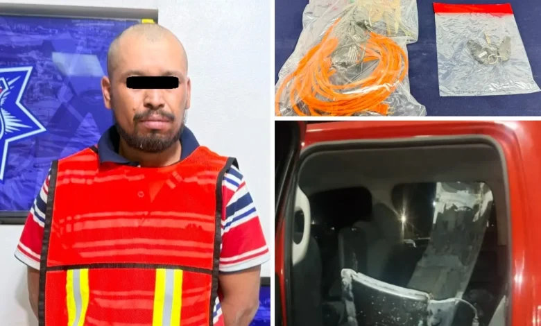 Detienen a hombre cuando desmantelaba camioneta robada en Salvárcar