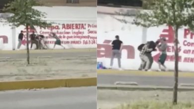 ¡Entre 3! Propinaron golpiza a hombre en el bulevar Zaragoza; así fue
