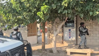 Cruce donde fue localizada una cartulina con amenazas en la colonia Las Almeras de Ciudad Juárez