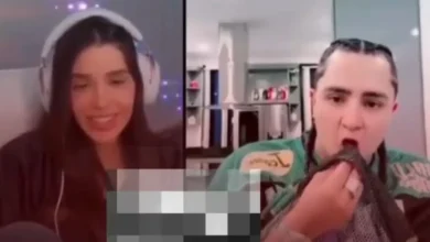 El creador hondureño Davis Flow cambió abruptamente el tono de una transmisión en TikTok después de que usuarios le advirtieran con quién conversaba.