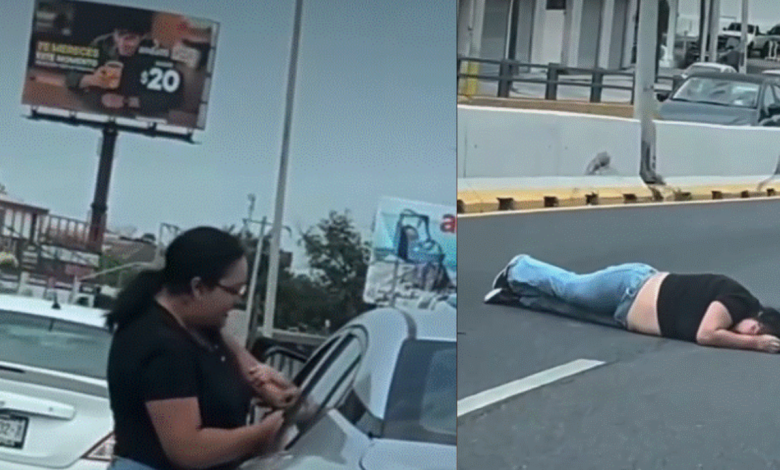 Mujer es arrastrada varios metros por conductor en Monterrey