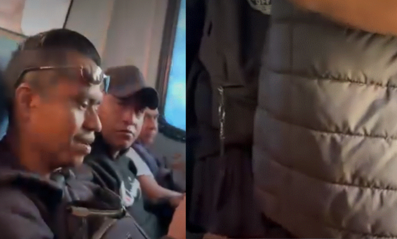 Hombre confronta a sujeto acusado de grabar bajo la falda de una joven en Veracruz