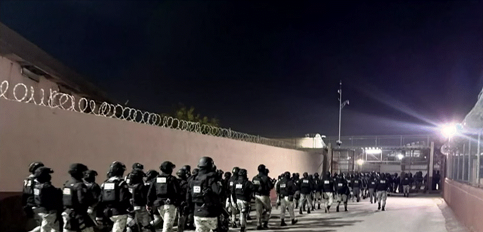 El operativo extraordinario se concentró en las instalaciones y en las personas privadas de la libertad; las autoridades aún no informan los resultados.