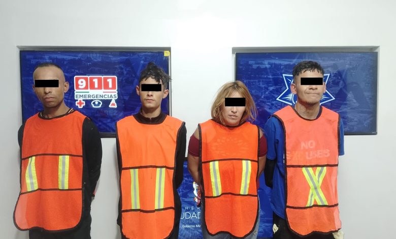 Cuatro personas fueron detenidas en Horizontes del Sur tras una revisión a un Pontiac Sunfire gris.