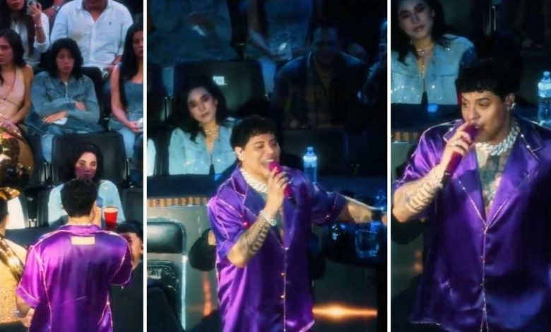 Grupo Firme durante una presentación ante su público