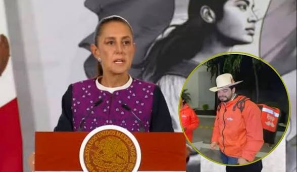 Claudia Sheinbaum durante una conferencia matutina sobre el asesinato de César Gastélum