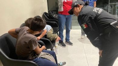 Estacionamiento del Centro de Monterrey donde fueron localizados dos menores solos
