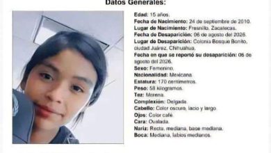 Pesquisa para localizar a Perla Elizabeth Vázquez Pinales, de 15 años