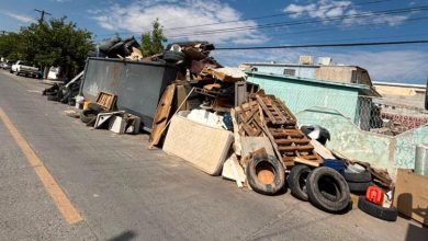 Contenedor del programa Punto Limpio a tu Colonia en Ciudad Juárez