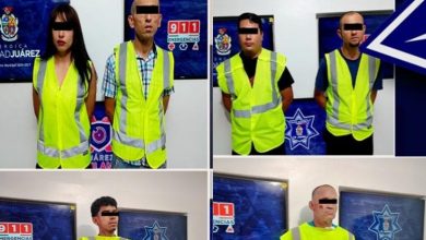 Patrulla de la Policía Municipal durante un operativo en Ciudad Juárez