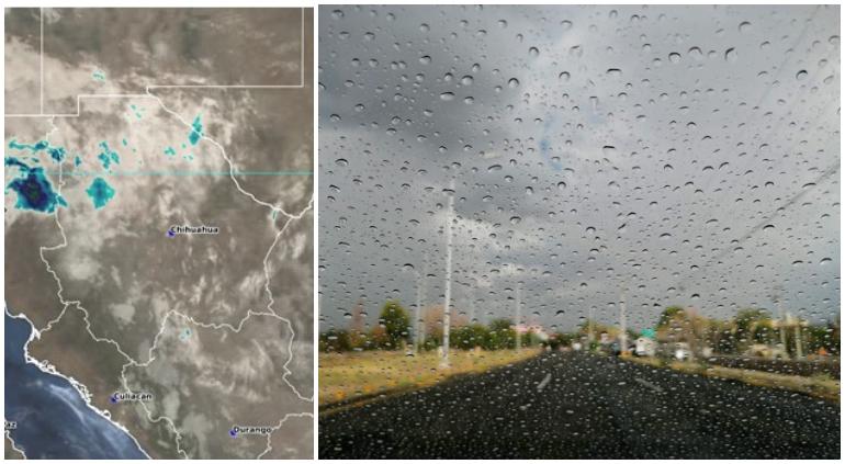 Nubes de tormenta y lluvias aisladas previstas en dos regiones de Chihuahua