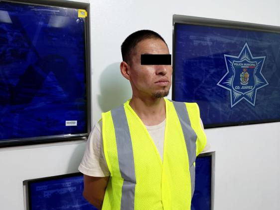 Unidad de la Policía Municipal durante labores de vigilancia en Ciudad Juárez