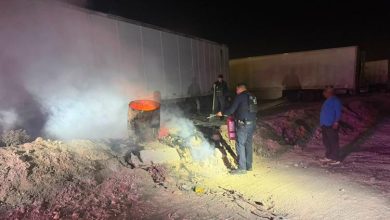 Predio utilizado como basurero clandestino en el sector del Kilómetro 20 de Ciudad Juárez