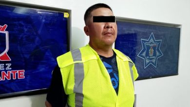 Policías municipales durante una intervención en la colonia Olivia Espinoza de Ciudad Juárez