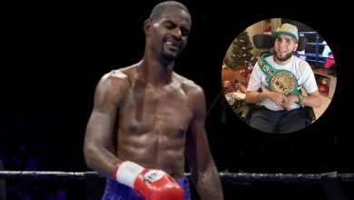 Terrel Williams y Prichard Colón durante su pelea de boxeo de 2015
