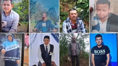 Imagen informativa sobre la búsqueda de ocho campesinos desaparecidos en Guerrero