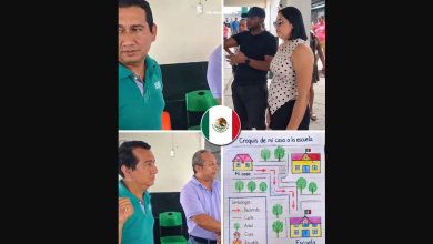 Imagen alusiva al caso Lady Croquis ocurrido en una primaria de Martínez de la Torre, Veracruz