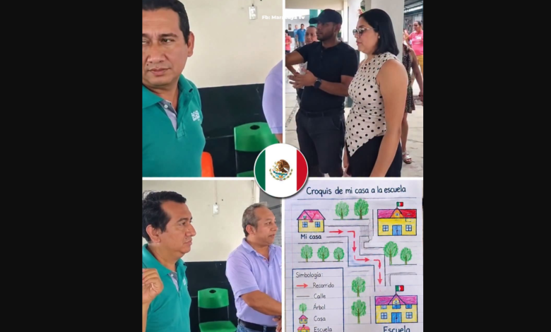 Imagen alusiva al caso Lady Croquis ocurrido en una primaria de Martínez de la Torre, Veracruz