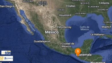 Registro del sismo en Chiapas detectado por el Servicio Sismológico Nacional el 12 de octubre de 2026
