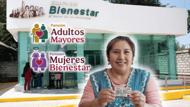 Tarjeta del Banco del Bienestar utilizada para recibir el último pago de la Pensión Bienestar 2026