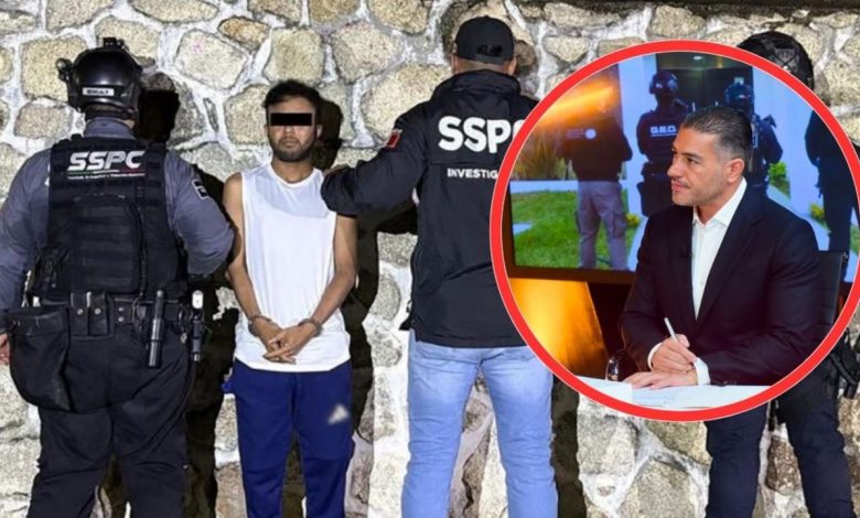 Operativo de seguridad en Acapulco donde fue detenido “El Junior”, presunto líder de una célula vinculada con “Los Rusos”
