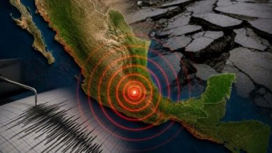 Imagen informativa del sismo en Tlalpan percibido en algunas zonas de la Ciudad de México