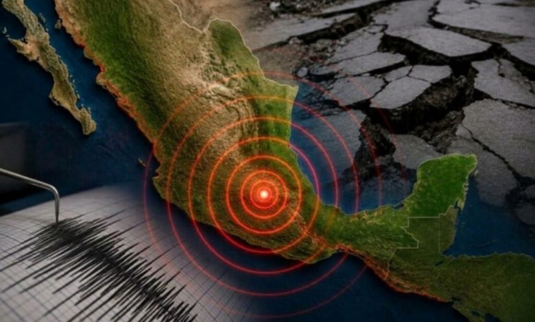 Imagen informativa del sismo en Tlalpan percibido en algunas zonas de la Ciudad de México