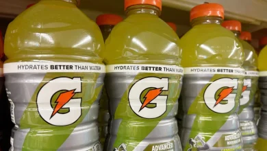 Botellas de Gatorade relacionadas con el retiro voluntario por colorantes no declarados en Estados Unidos